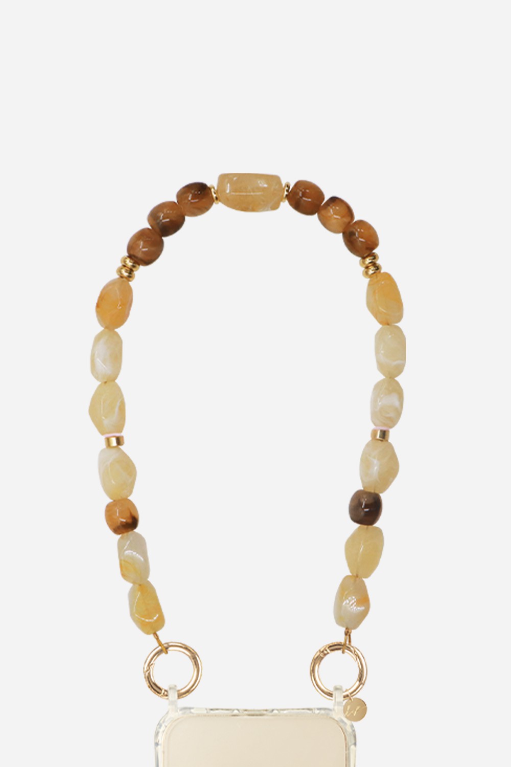 Bijoux Collier Holly Beige 40 cm