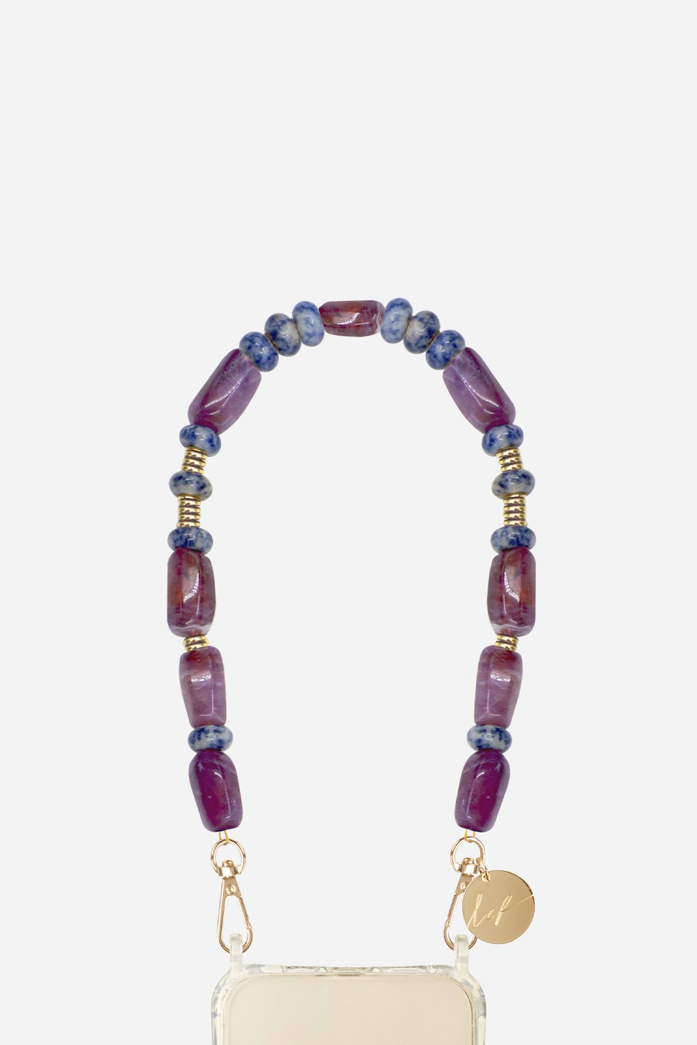 Bijoux Collier Eileen Violet 40 cm