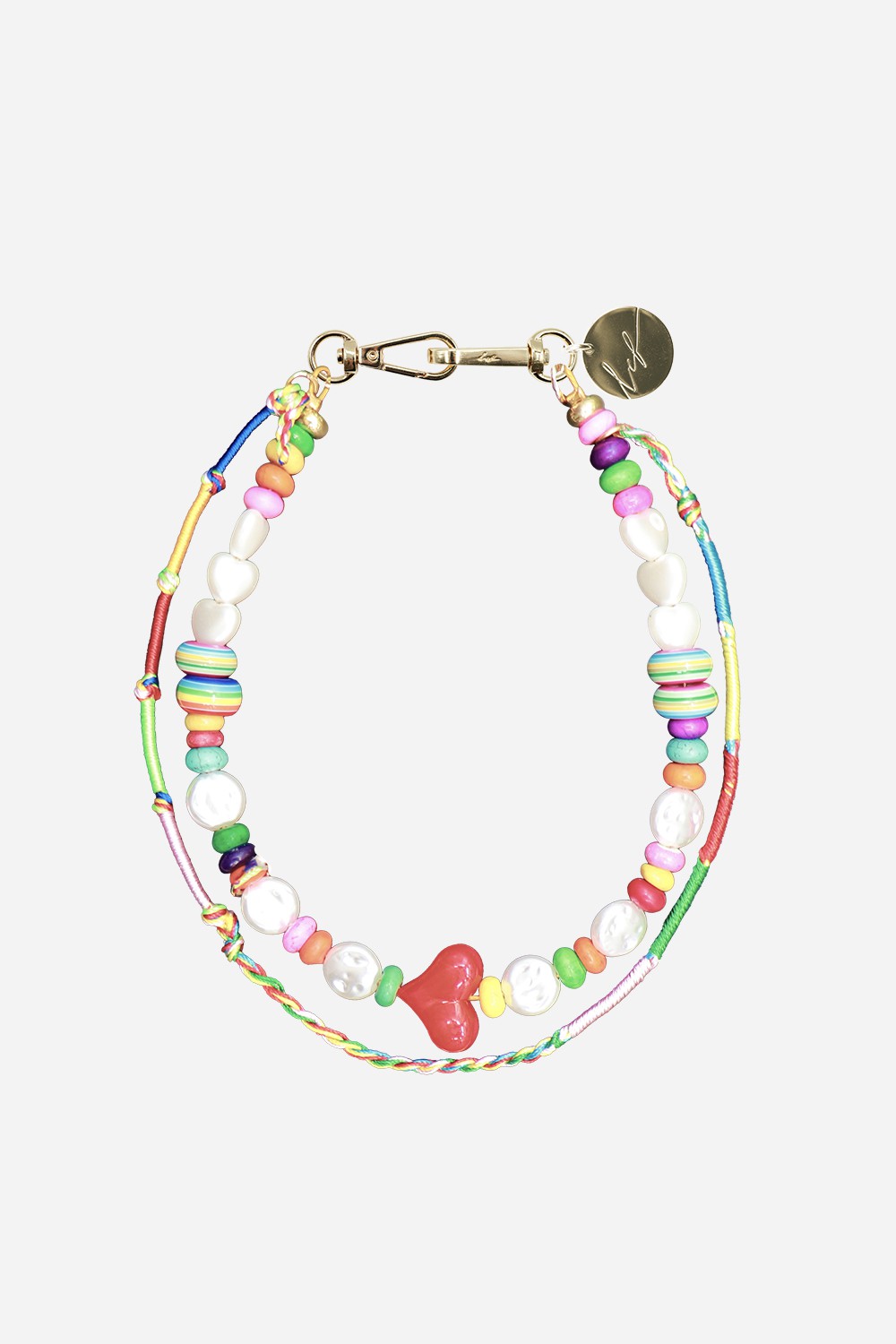 Bijoux Collier Poca Multicolore 40 cm