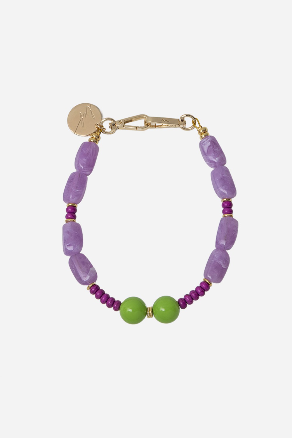 Yara Violet Necklace Jewelry 40 cm