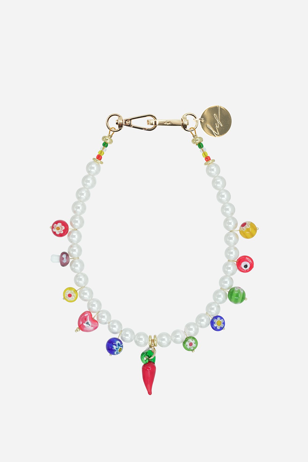 Jewelry Necklace Lev White 40 cm