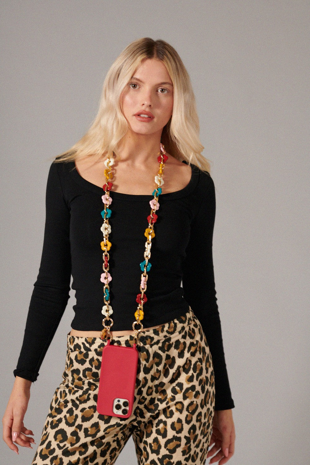 Cassy Long Chain Multicolor 120 cm