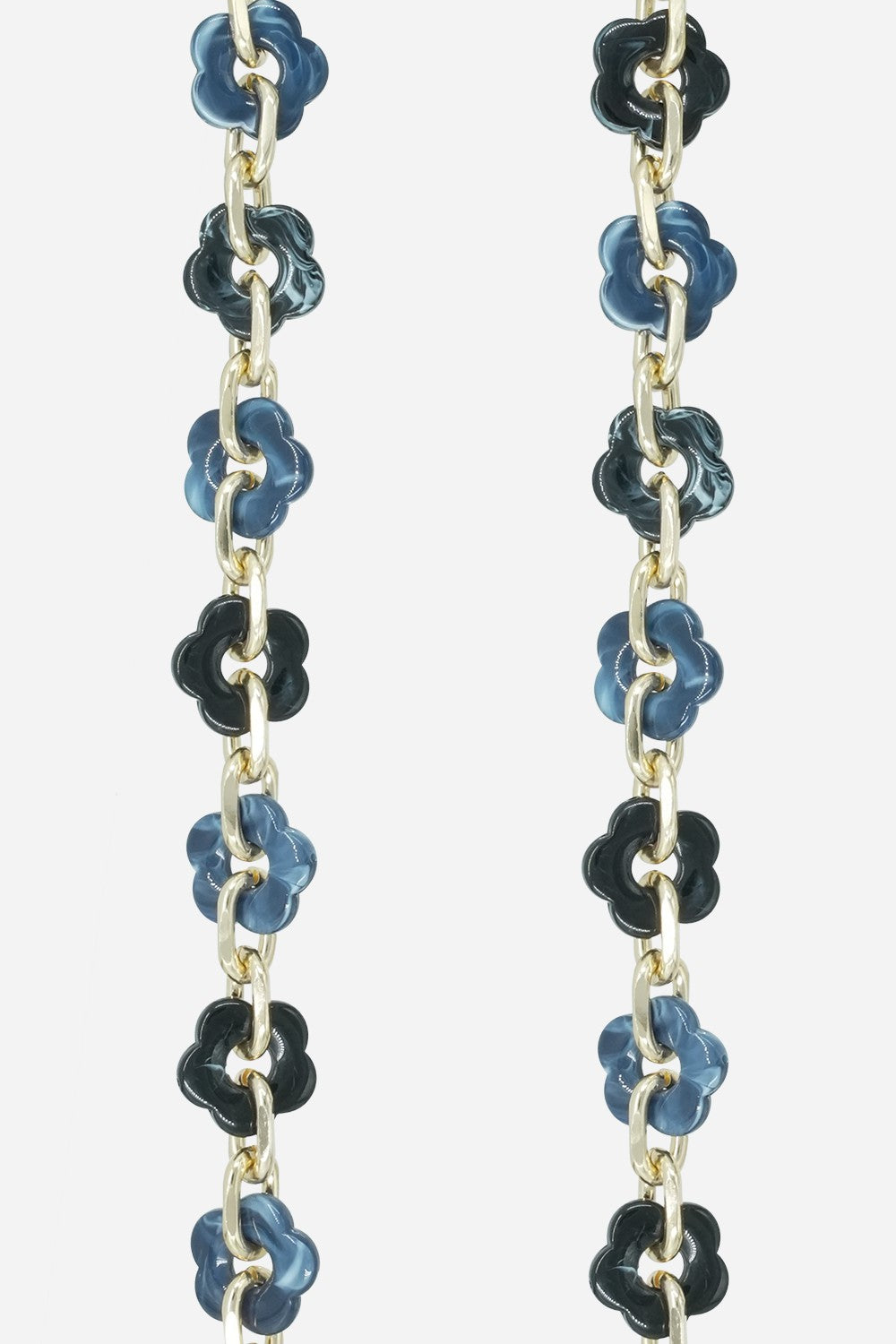 Cassy Blue Long Chain 120 cm