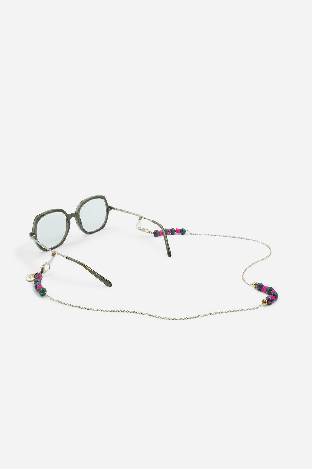 Bijoux Chaine De Lunette Lior Rose 72 cm