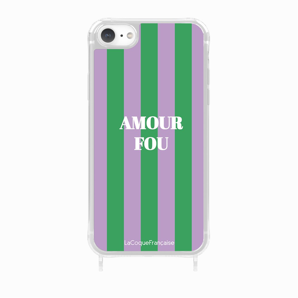 Coque Anneaux Imprimee Amour Fou Violet