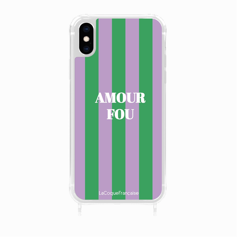 Coque Anneaux Imprimee Amour Fou Violet