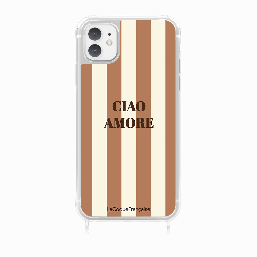 Ciao Amore Beige Printed Rings Case