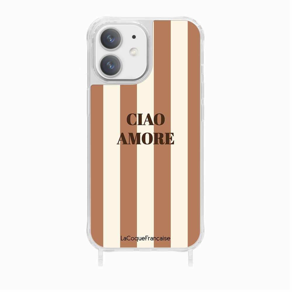 Ciao Amore Beige Printed Rings Case