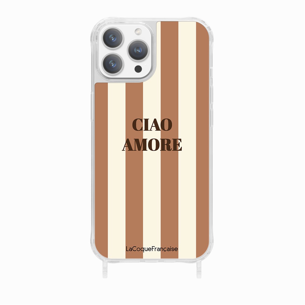 Ciao Amore Beige Printed Rings Case