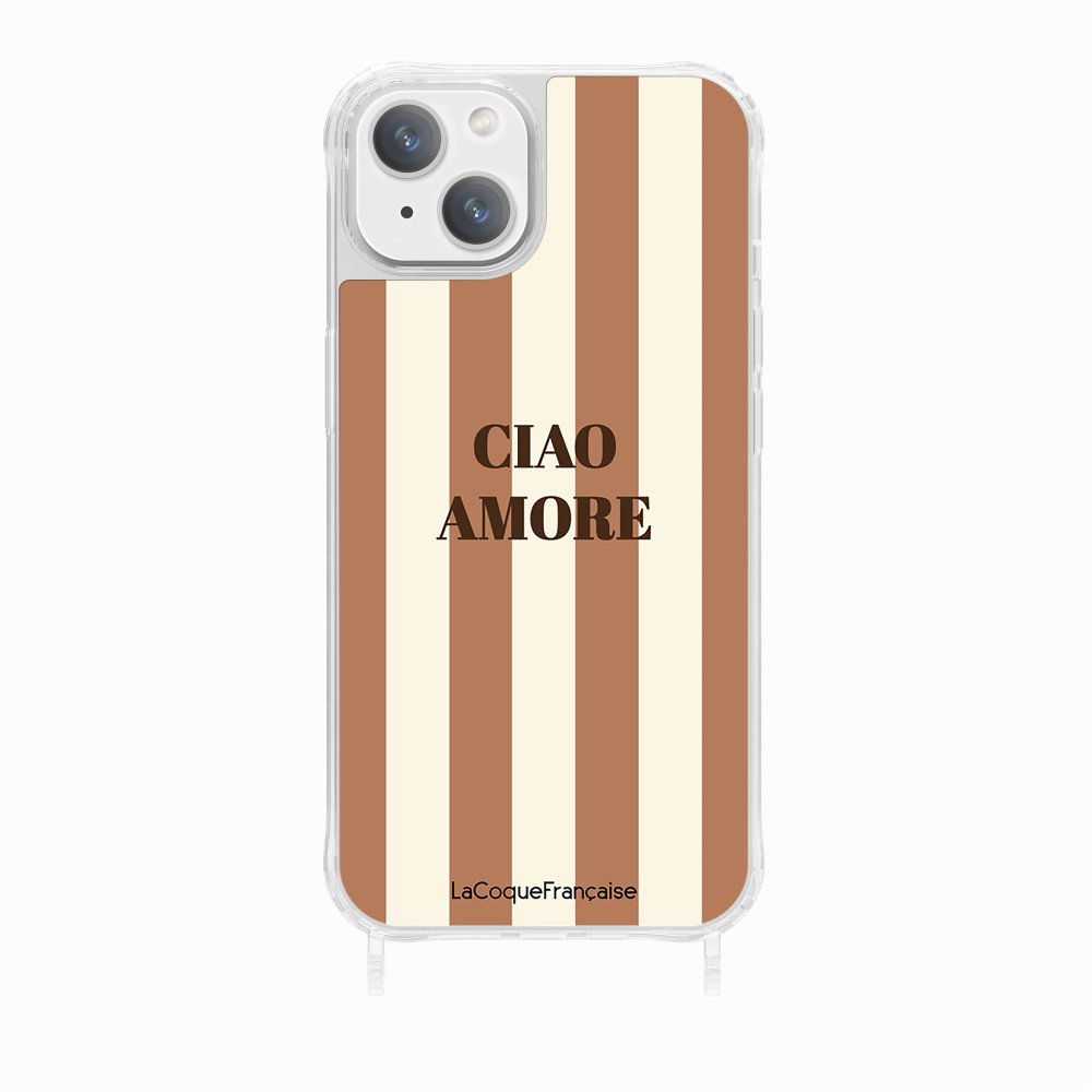 Ciao Amore Beige Printed Rings Case