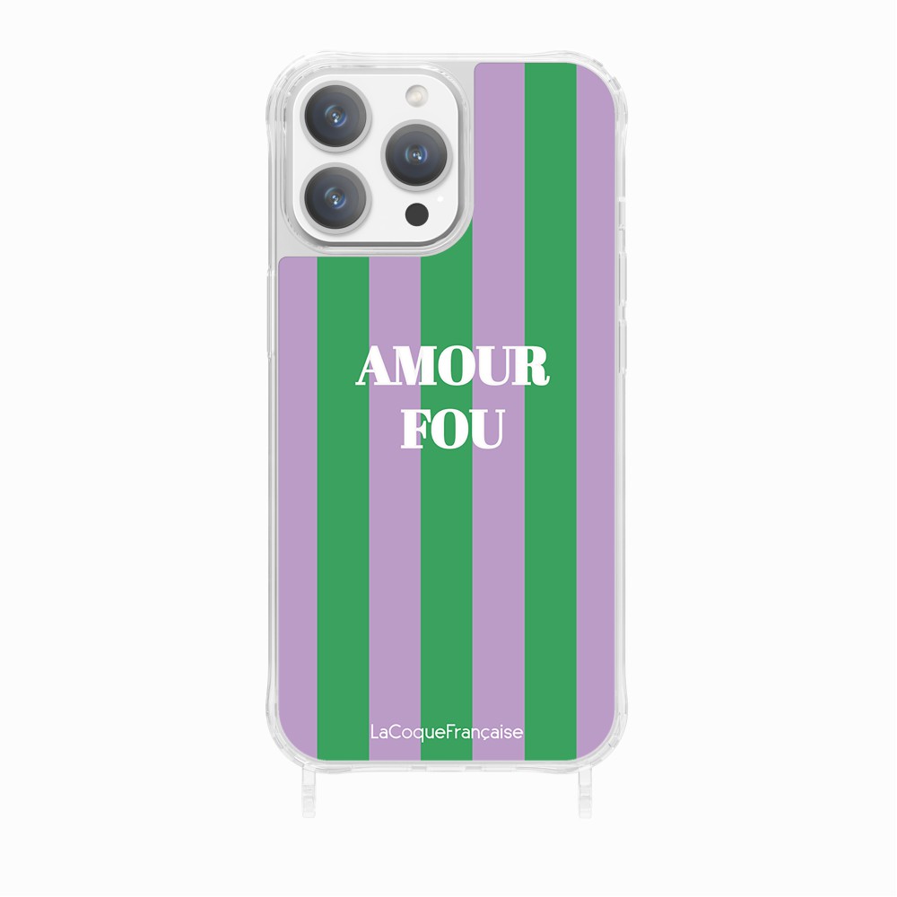 Coque Anneaux Imprimee Amour Fou Violet