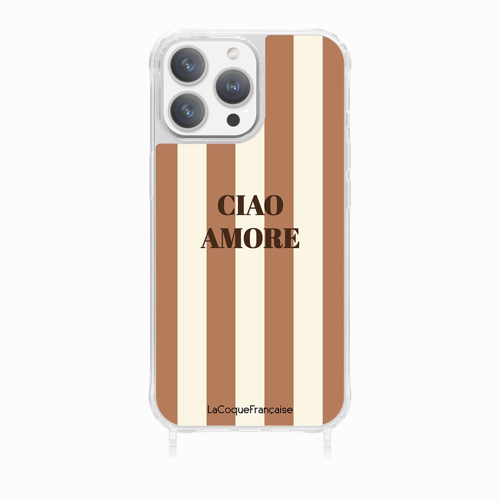 Ciao Amore Beige Printed Rings Case