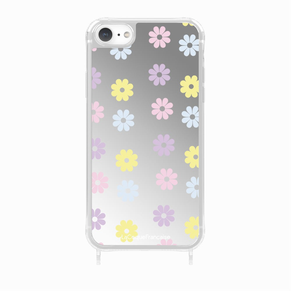 Coque Anneaux Imprimee Marguerite Pastel