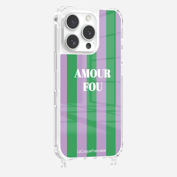 Coque Anneaux Imprimee Amour Fou Violet