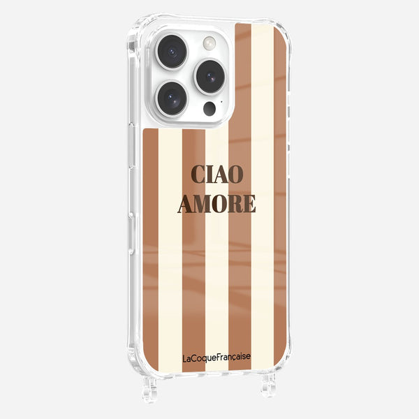 Ciao Amore Beige Printed Rings Case