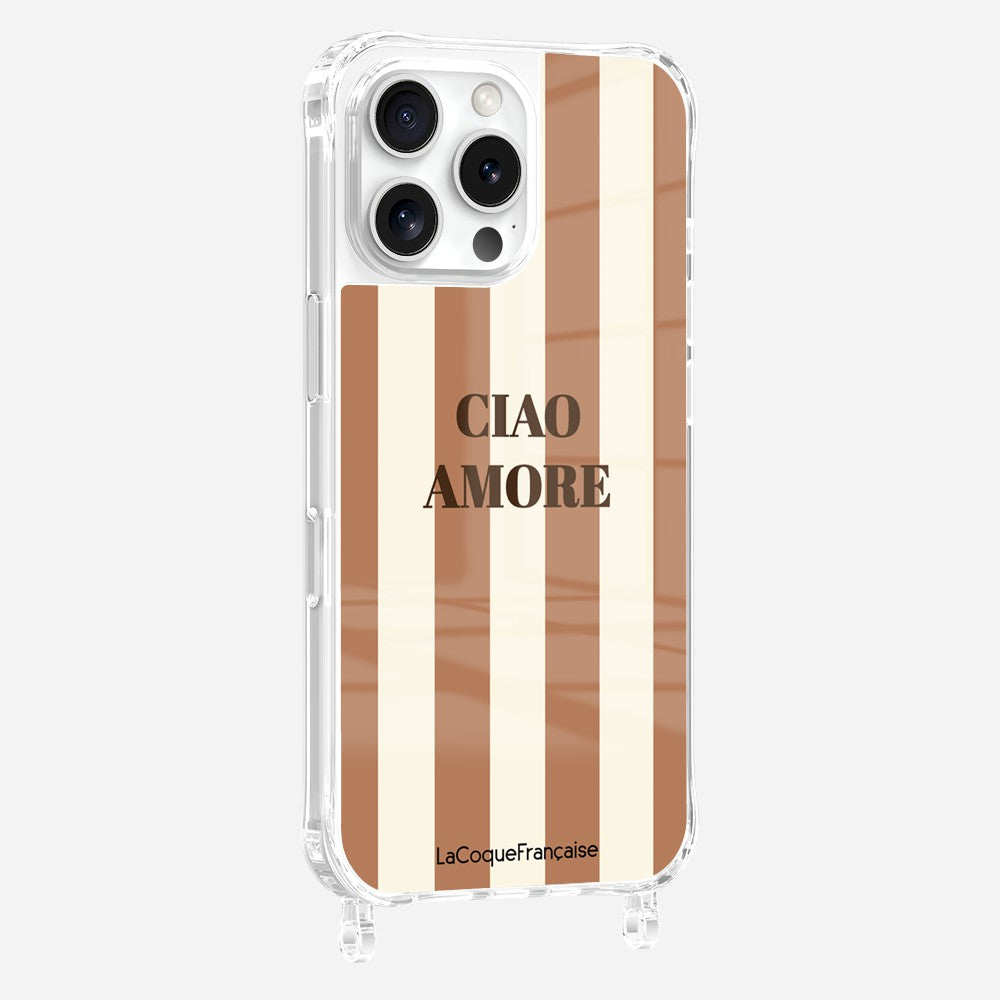 Ciao Amore Beige Printed Rings Case