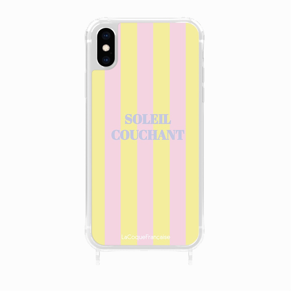 Coque Anneaux Imprimee Soleil Couchant