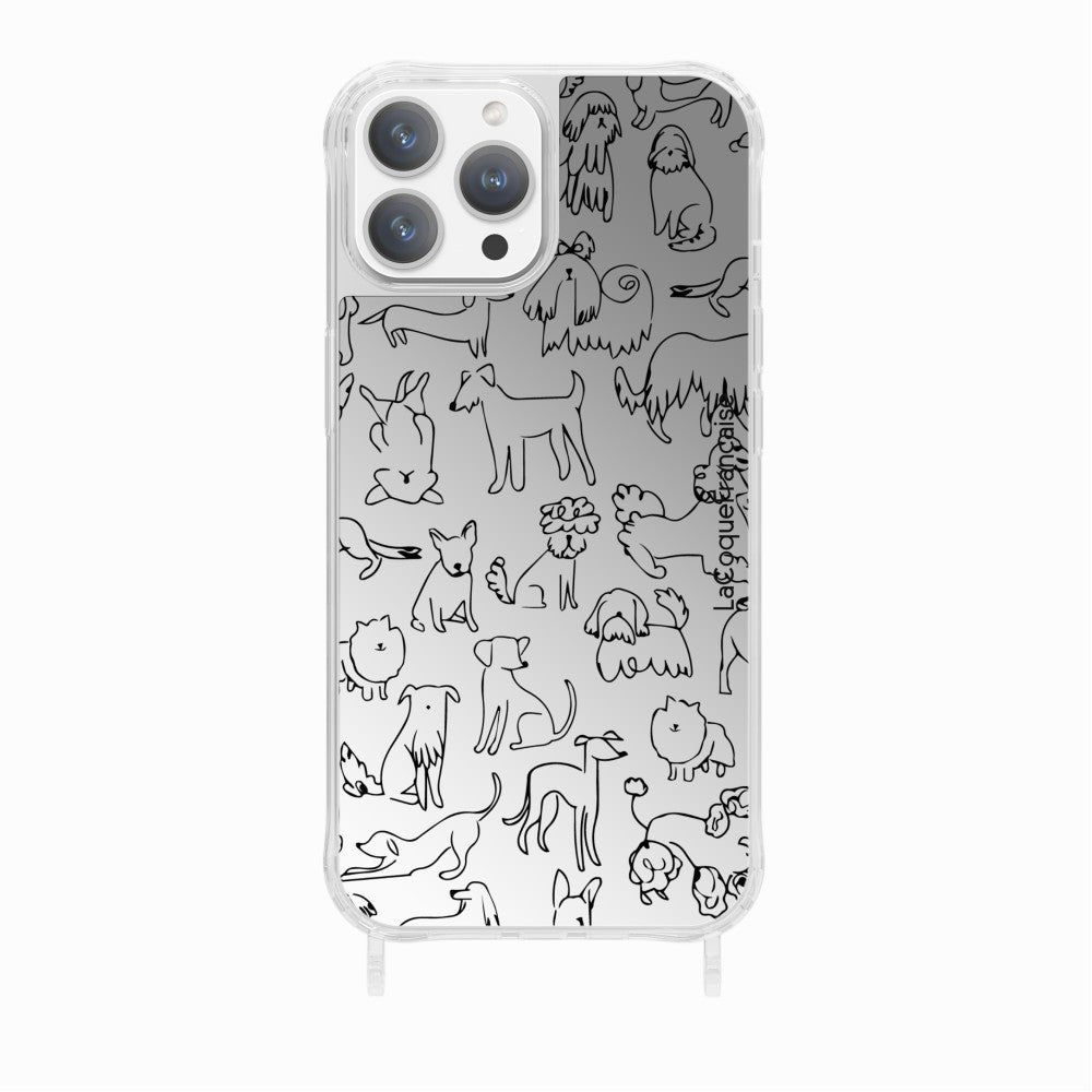 Coque Anneaux Imprimee Meute De Chiens