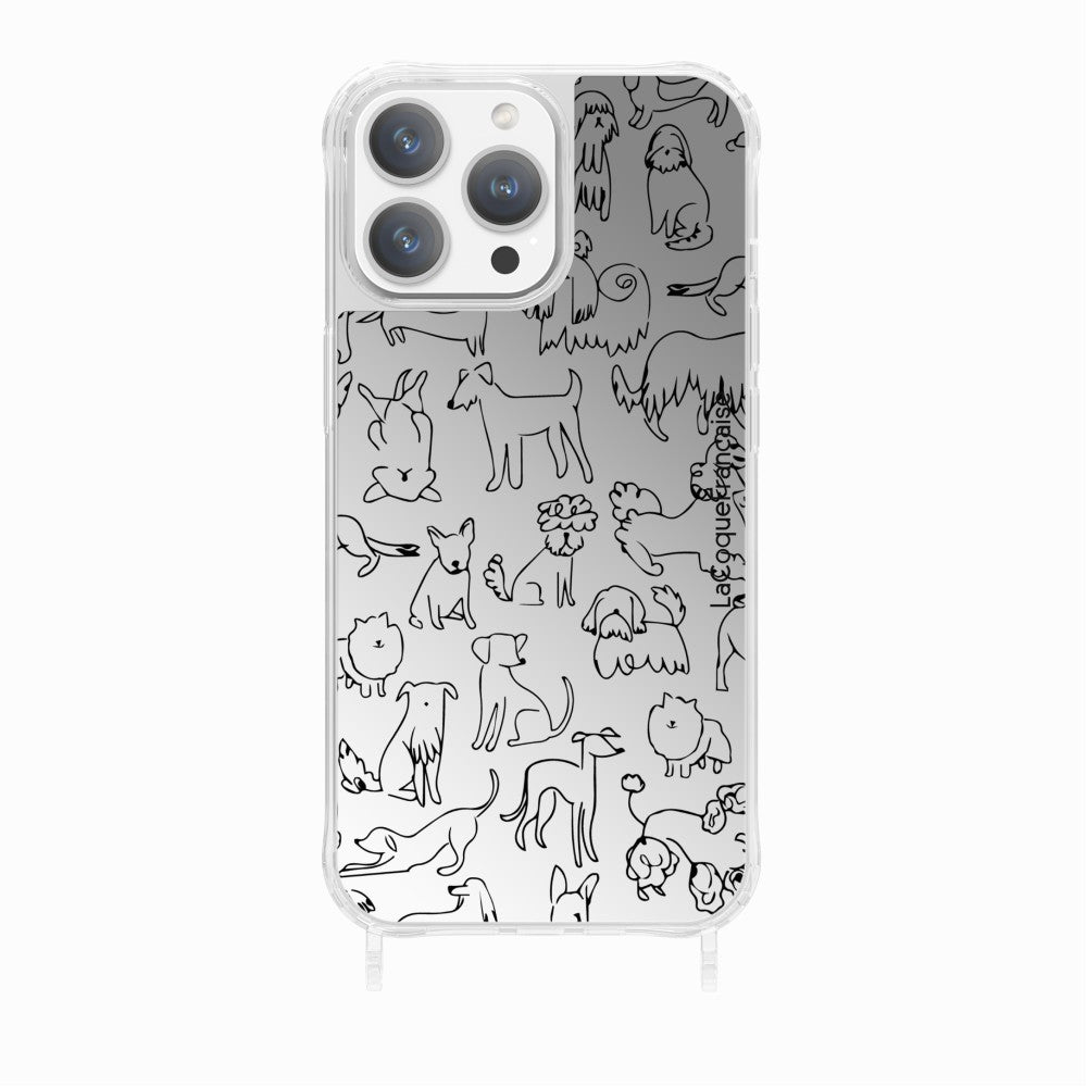 Coque Anneaux Imprimee Meute De Chiens