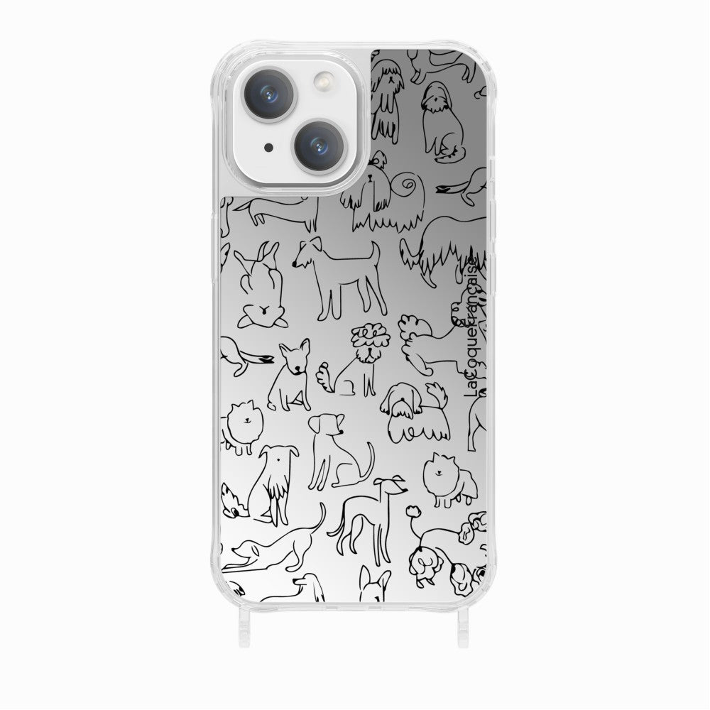 Coque Anneaux Imprimee Meute De Chiens