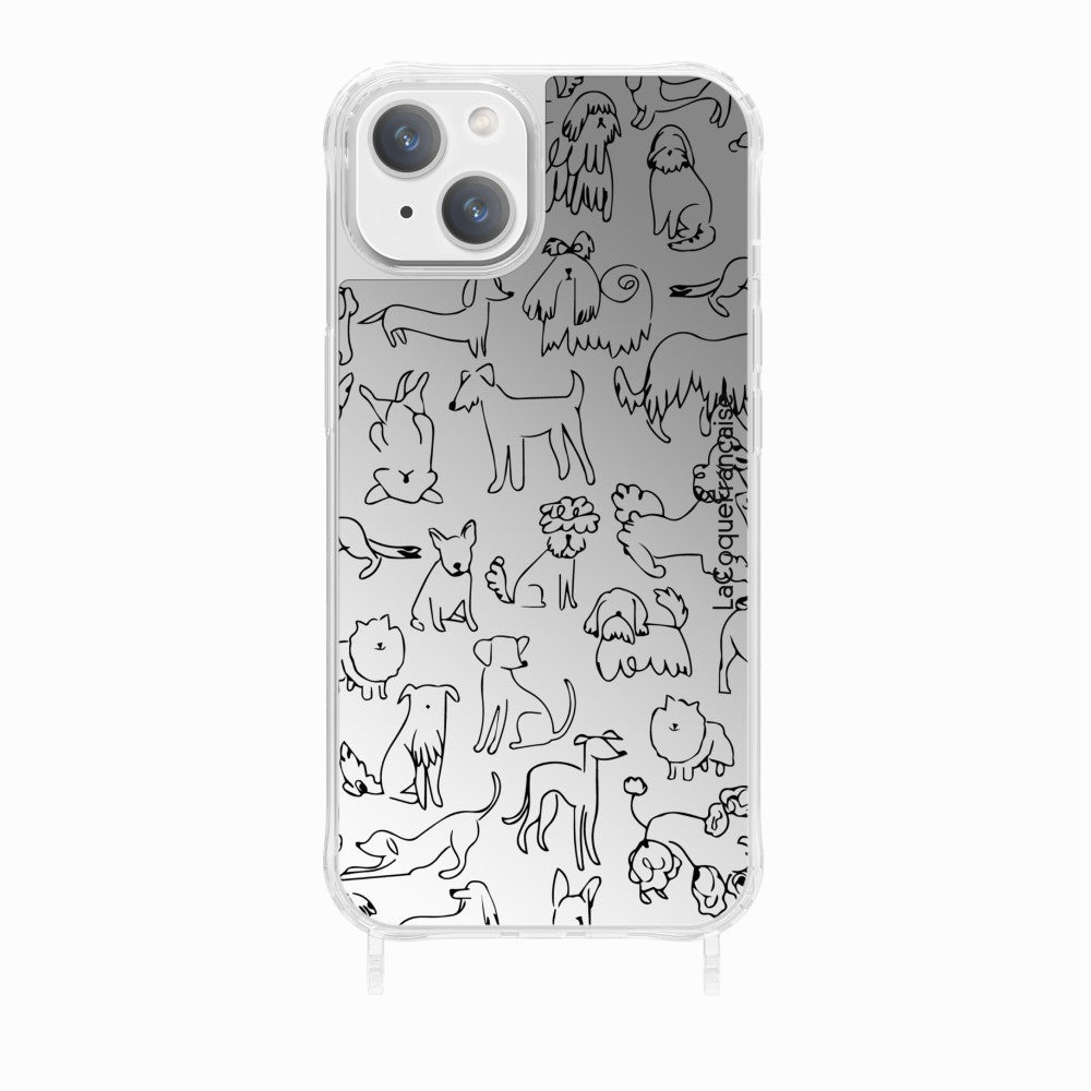 Coque Anneaux Imprimee Meute De Chiens