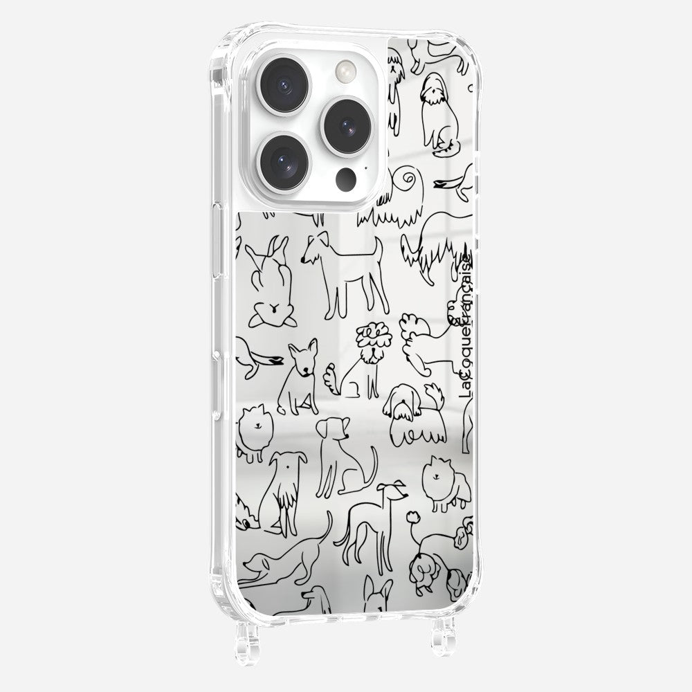 Coque Anneaux Imprimee Meute De Chiens