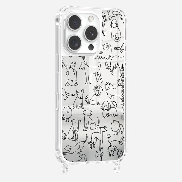 Coque Anneaux Imprimee Meute De Chiens