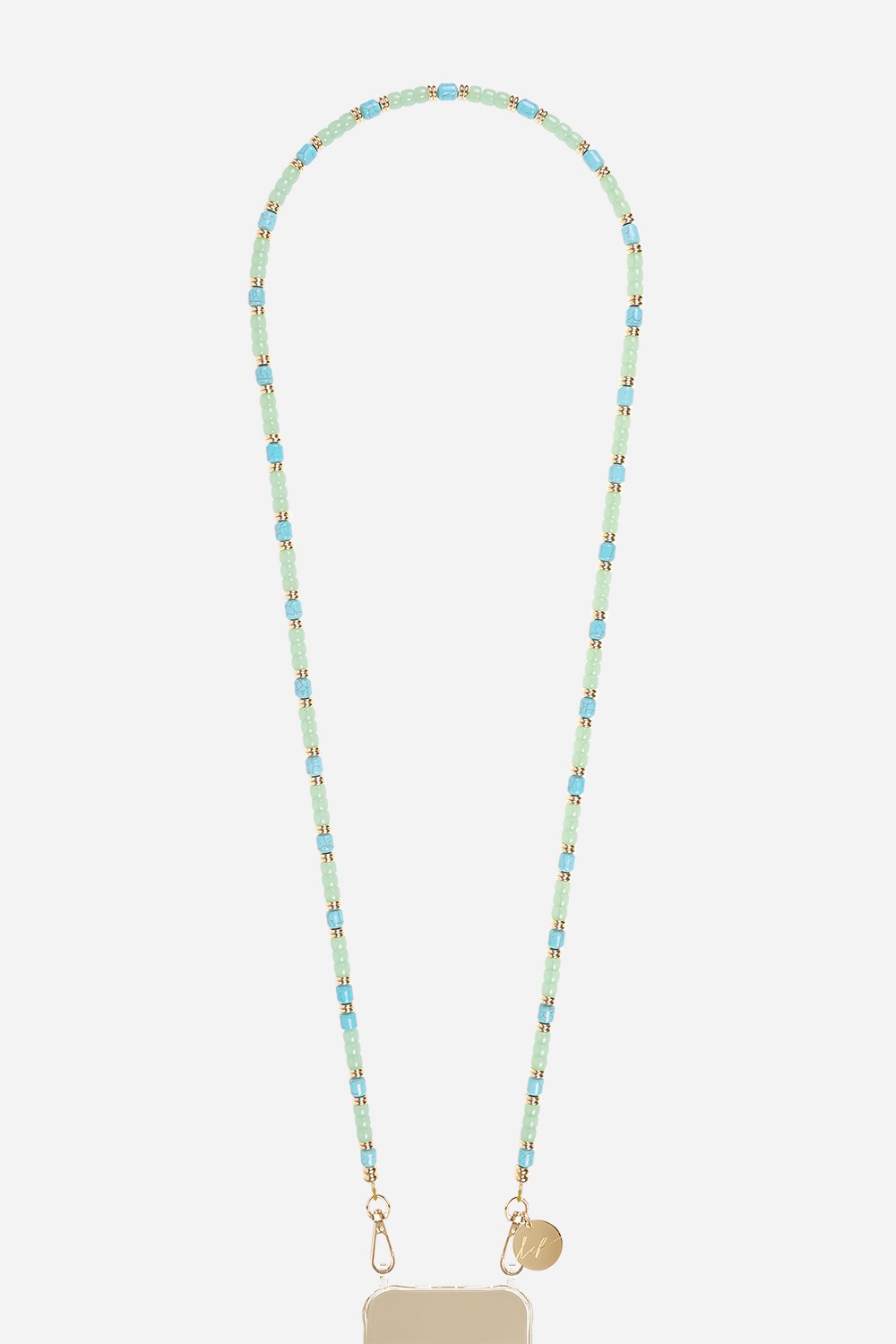 Evy Turquoise Long Chain 120 cm