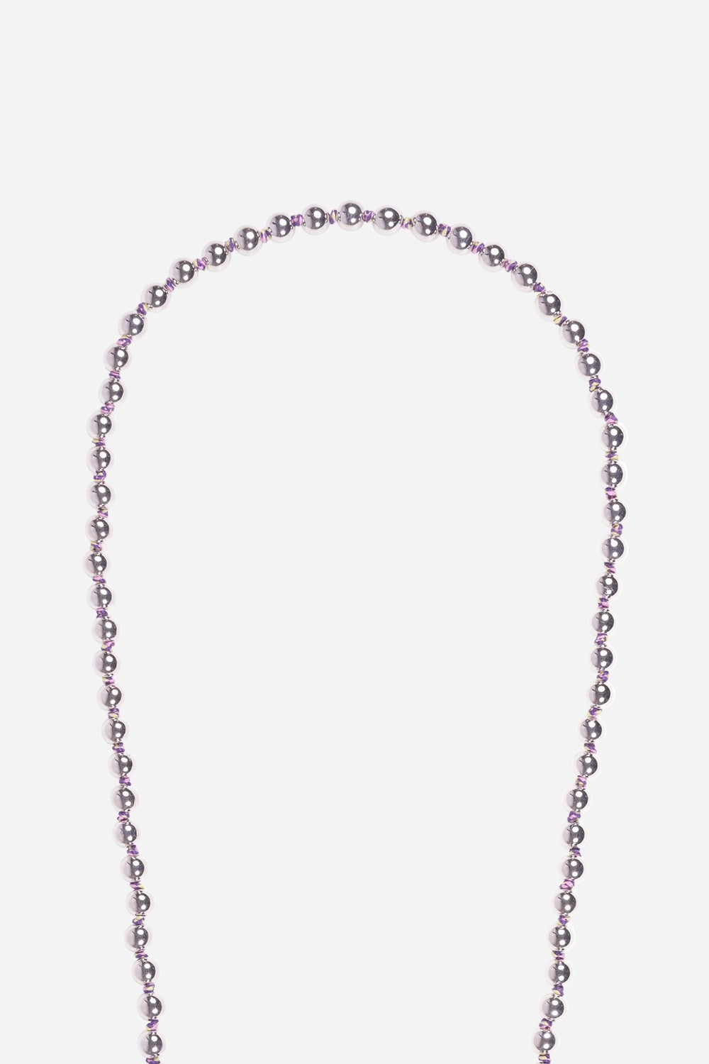 Leona Long Chain Silver 120 cm