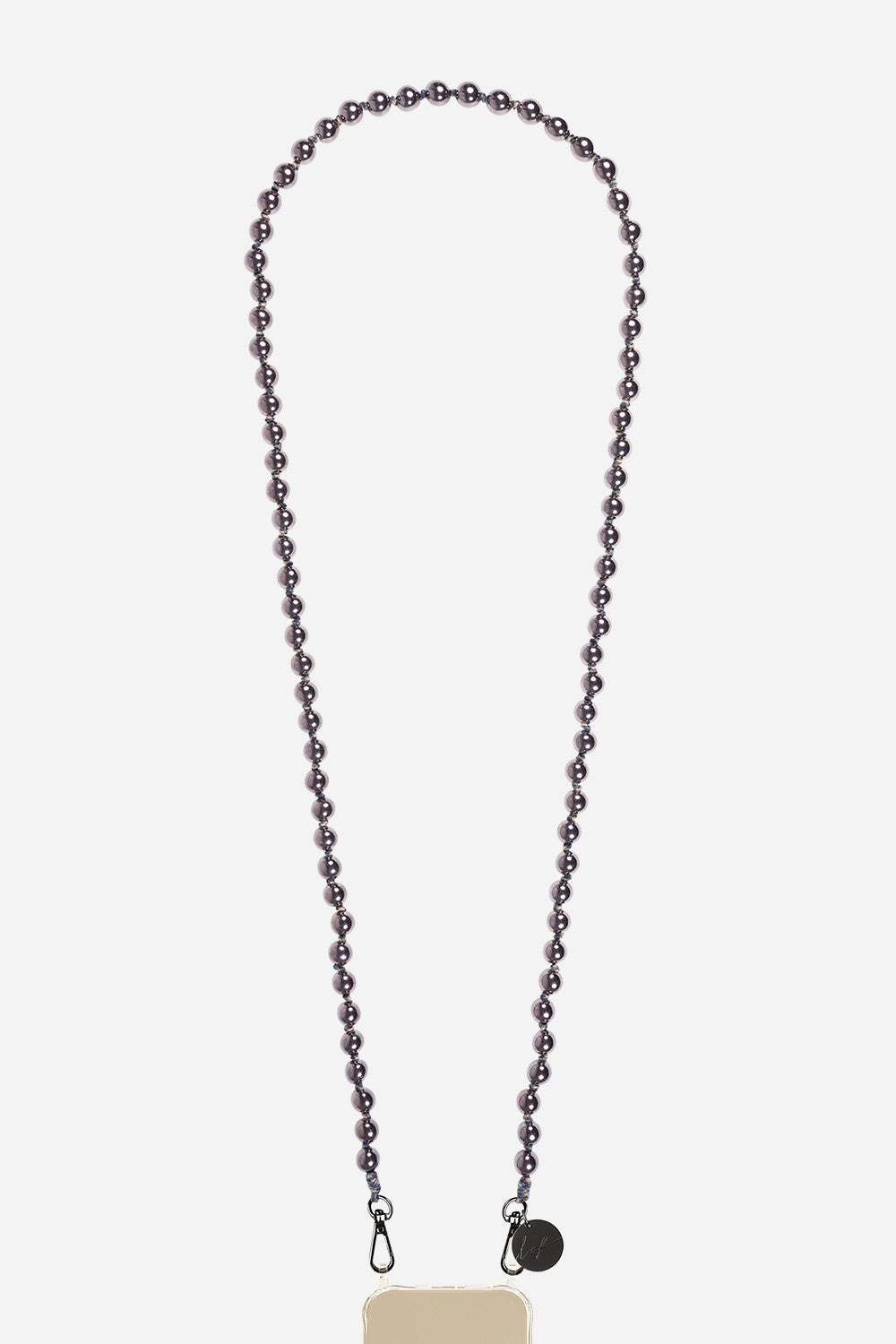 Leona Black Long Chain 120 cm