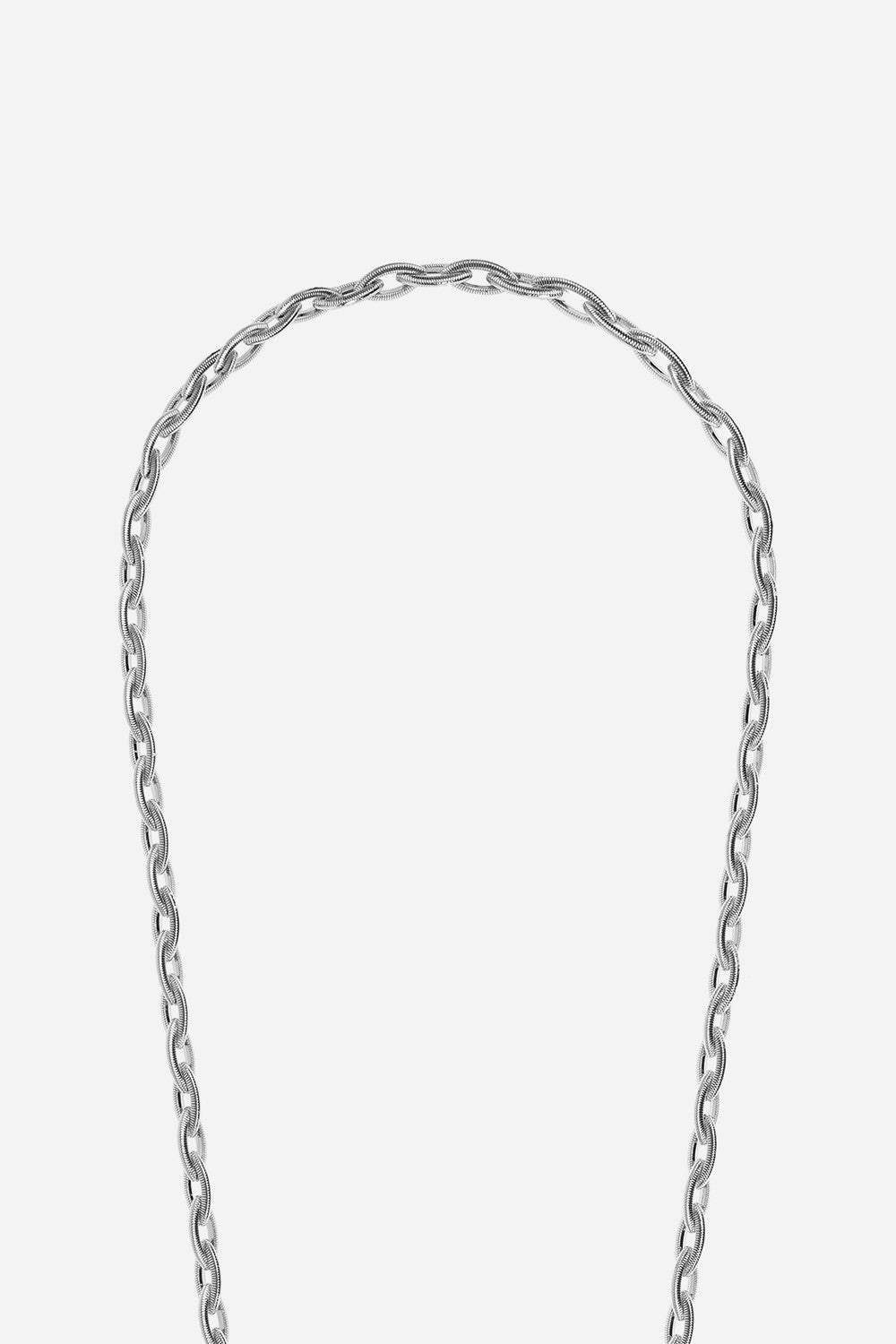 Long Pia Silver Chain 120 cm