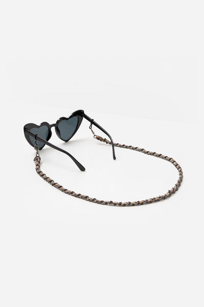 Bijoux Chaine De Lunette Cali Marron 72 cm