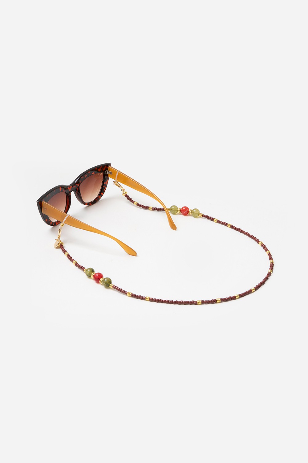 Bijoux Chaine De Lunette Iris Marron 72 cm