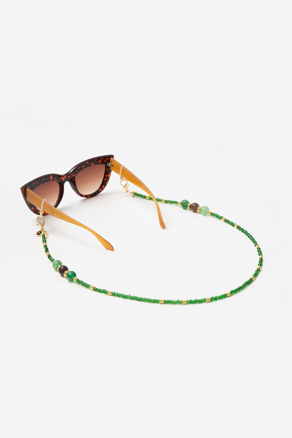 Bijoux Chaine De Lunette Iris Vert 72 cm