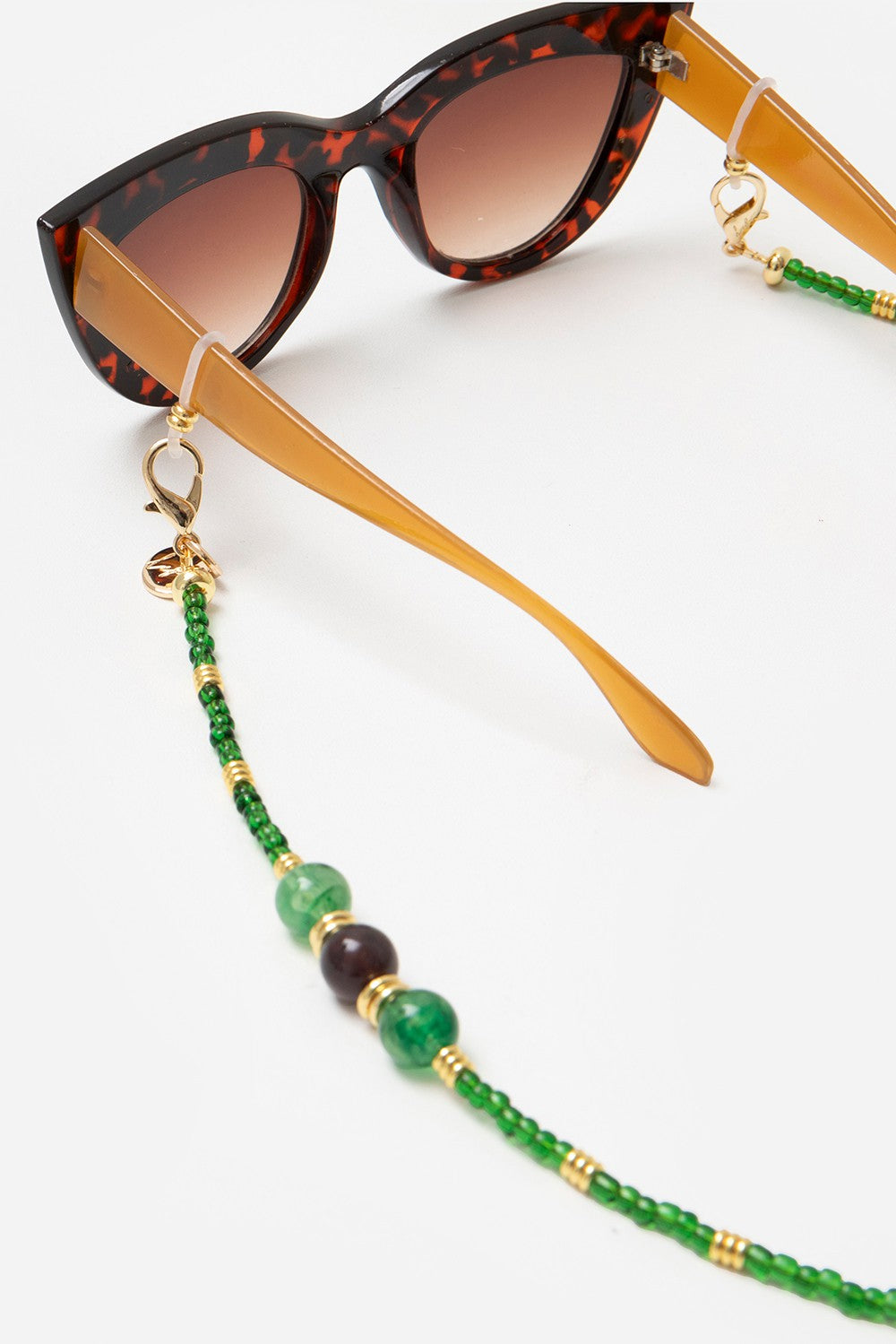 Bijoux Chaine De Lunette Iris Vert 72 cm