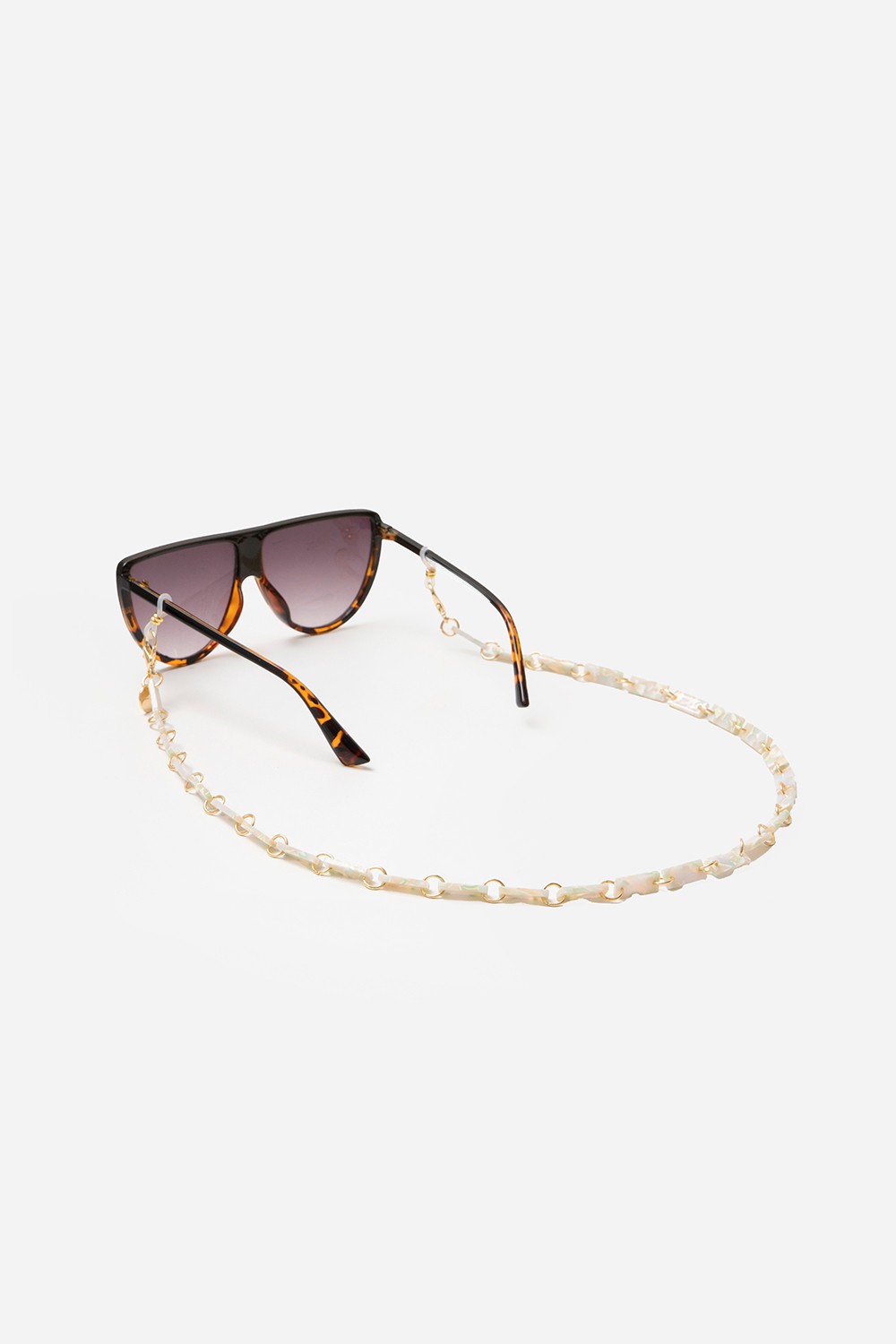 Bijoux Chaine De Lunette Nahara Beige 72 cm