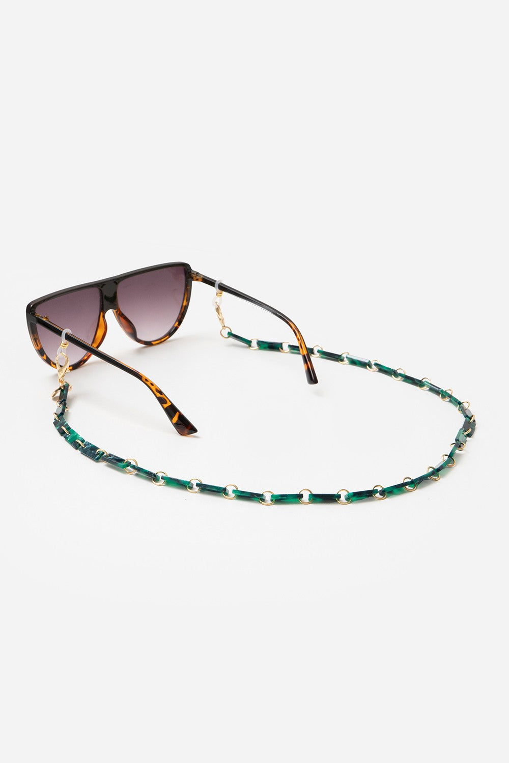 Bijoux Chaine De Lunette Nahara Vert 72 cm