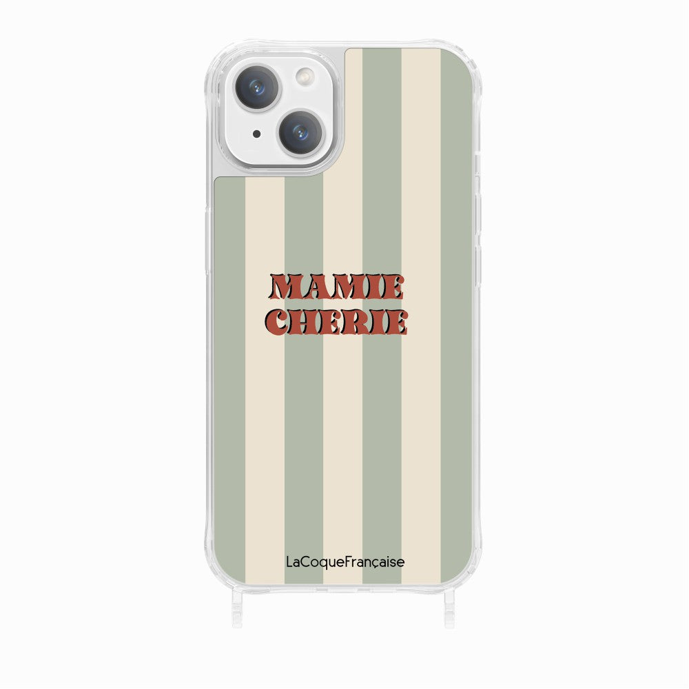 Coque Anneaux Imprimee Mamie Cherie